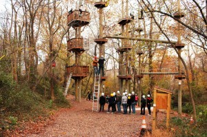 The Difference between a High & Low Ropes Course