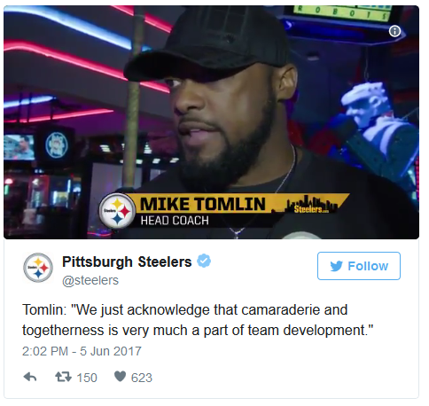 Pittsburgh Steelers Team Building Twitter